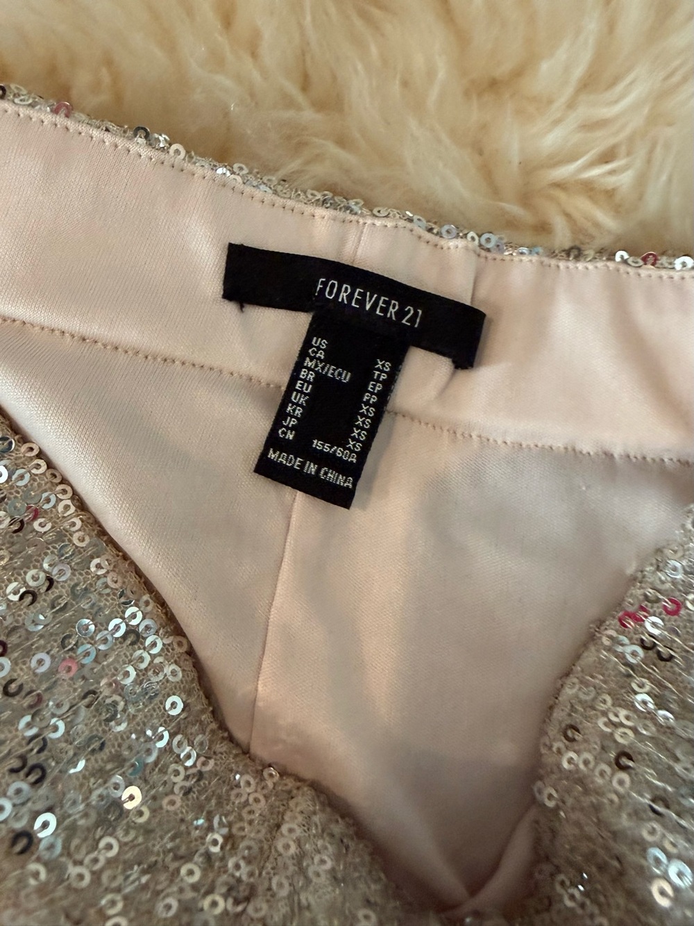Forever 21 Sequined Flare Knit Pants - Picture 2 of 7